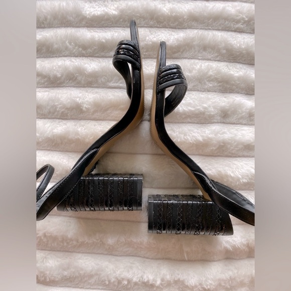 Aldo Black Strappy Heels - Picture 9 of 10